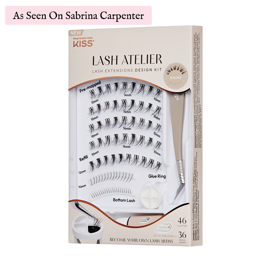 KISS Lash Atelier Individual Lash Extensions Design Kit – Anime