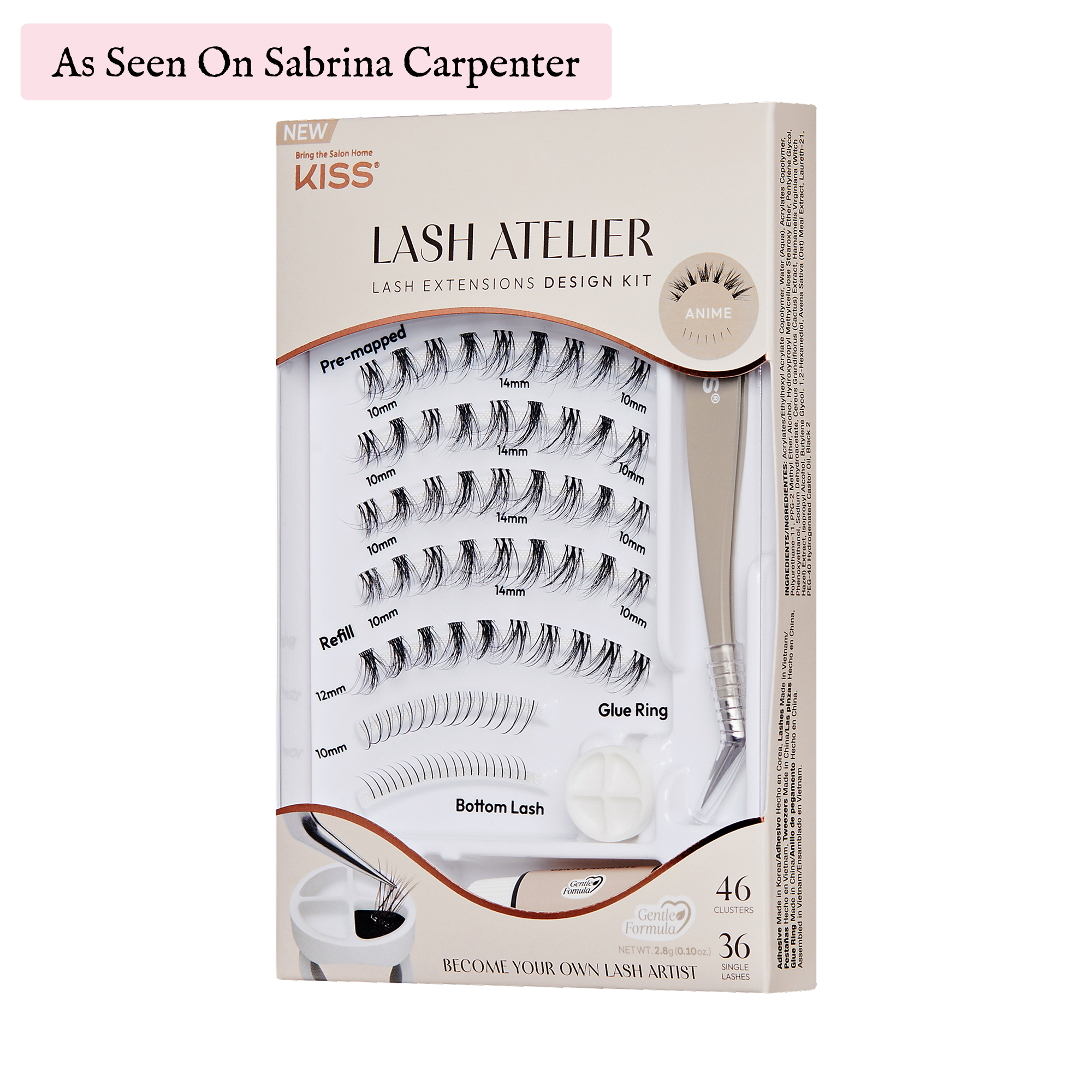 KISS Lash Atelier Individual Lash Extensions Design Kit – Anime