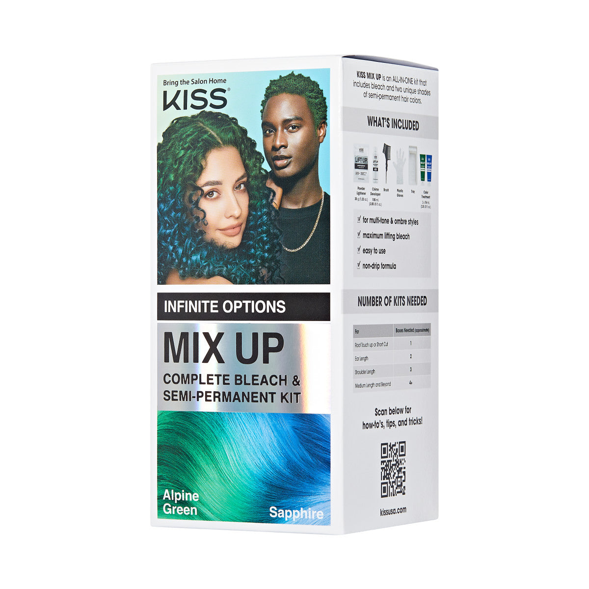 Mix Up Complete Hair Color Kit – Sapphire &amp; Alpine Green