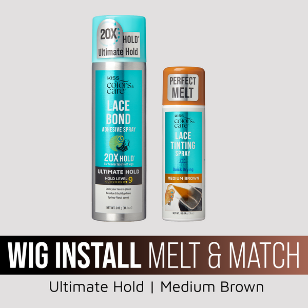 Kiss Colors & Care Wig Install Melt & Match Bundle - Ultimate Hold