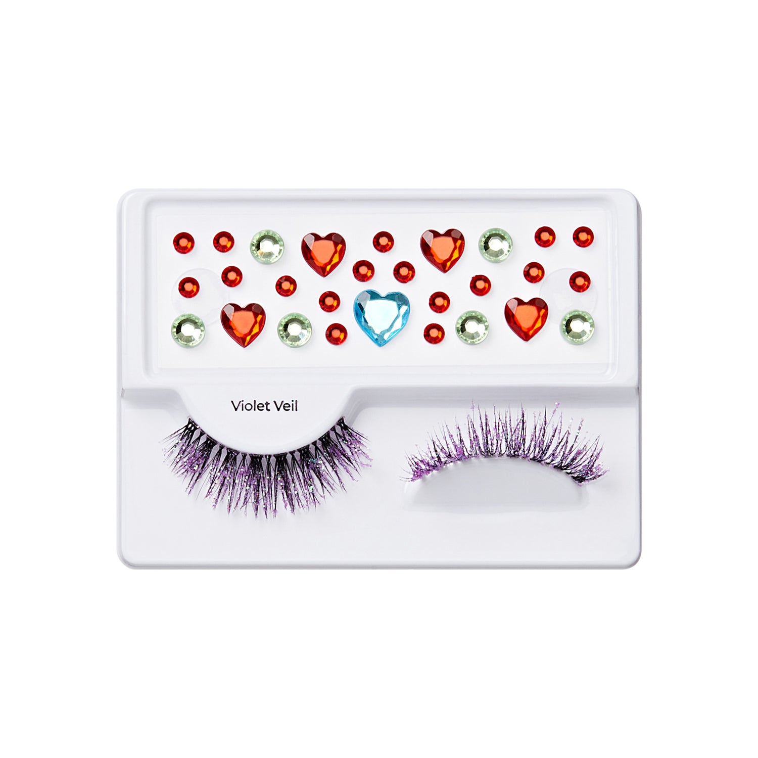 KISS Halloween Decorated Lashes &amp; Gem Sticker - Violet Veil