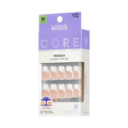 KISS CORE French Press On Glue Nails – Reunion