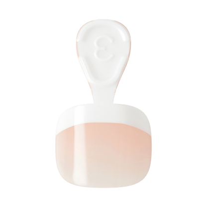 KISS CORE French Tip Press On Glue Toenails - Two of a Kind