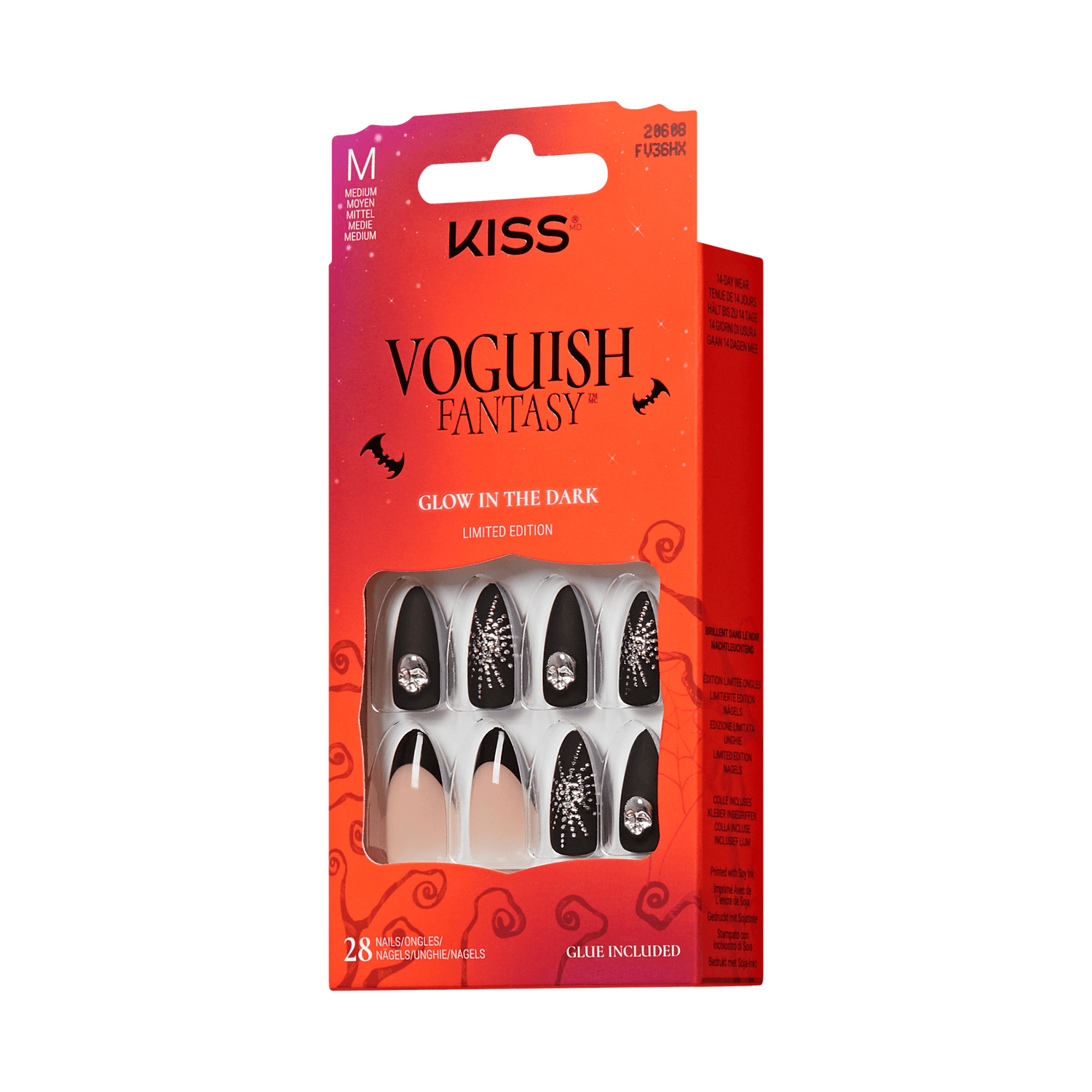 KISS Voguish Fantasy Halloween Press On Glue Nails - Wild Kids