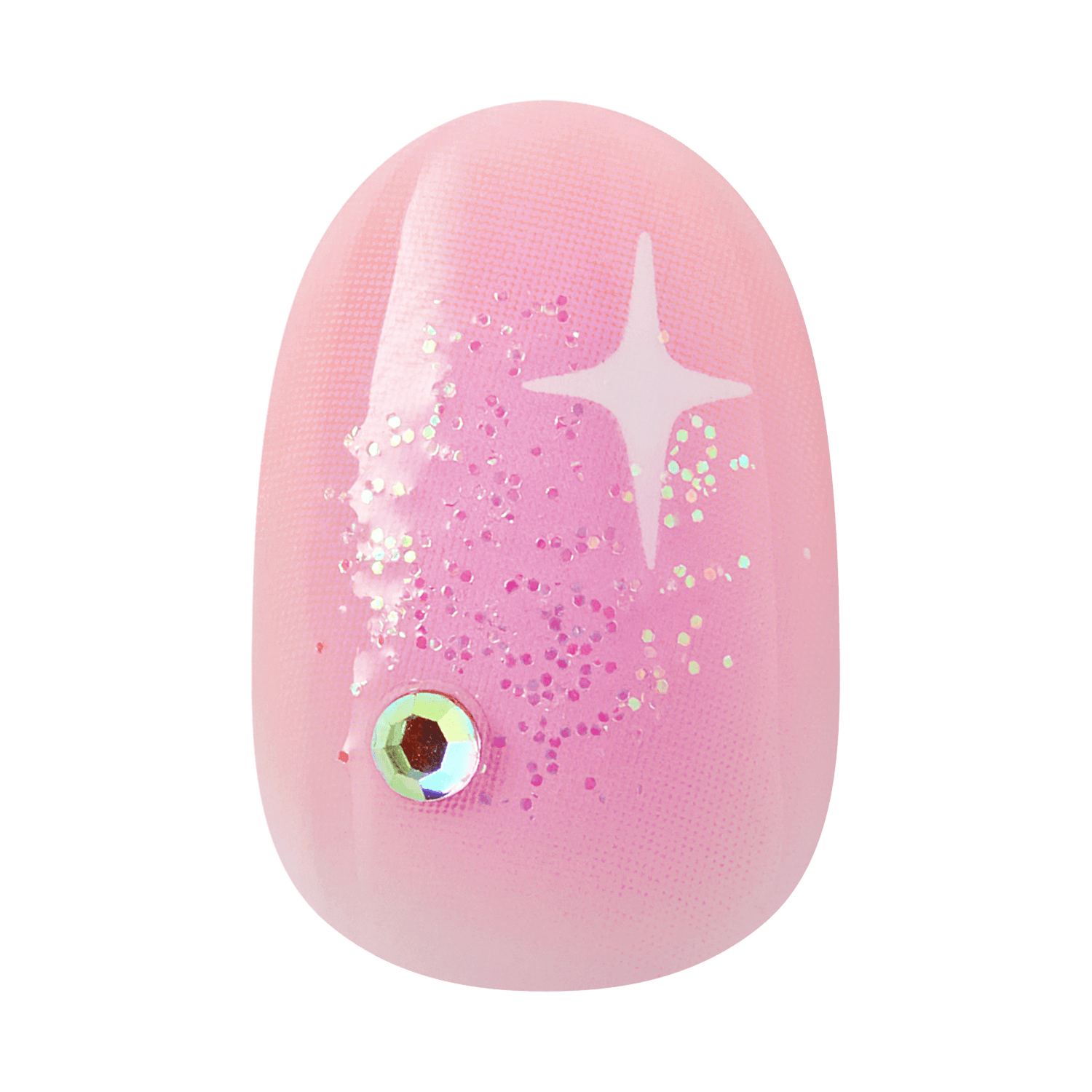 KISS LOVE Design Press On Glue Nails - Love Ever After