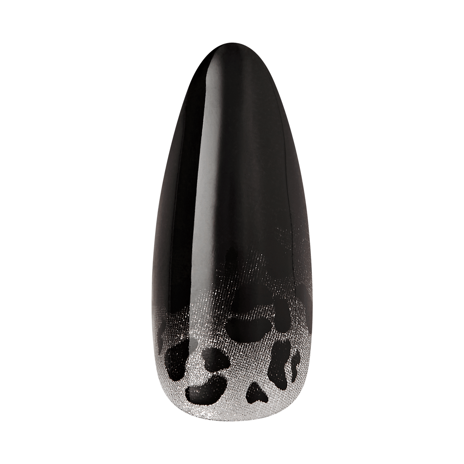 Kiss Haunt Halloween Press On Fake Glue Nails - Polish Potion | Design, Black, Long, Almond, Glow In The Dark