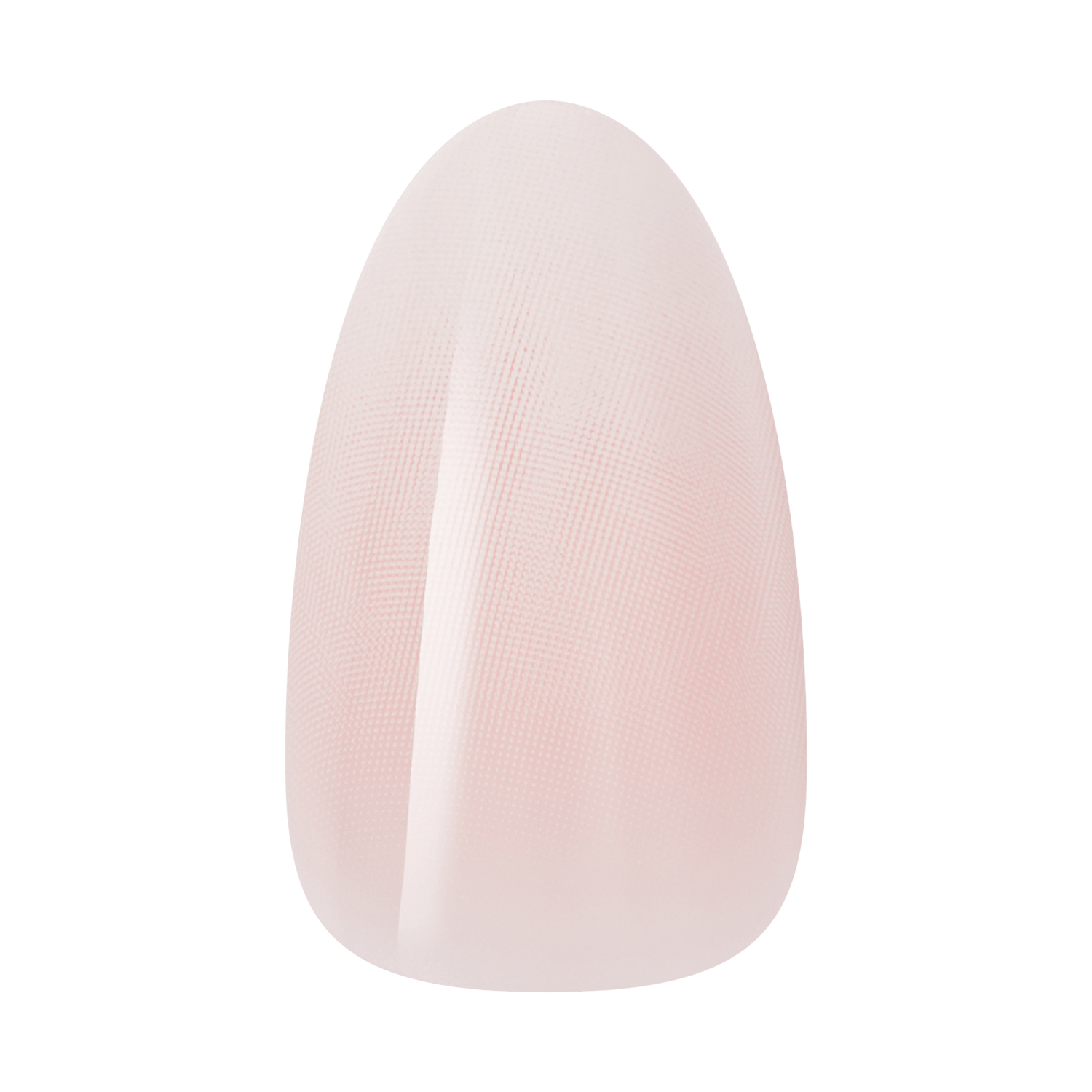 Light pink nail tip on a green background