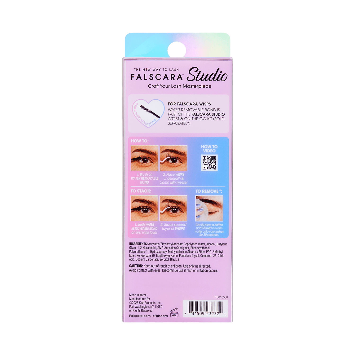 FALSCARA Studio Water Removable Bond