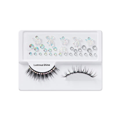 KISS Halloween Decorated Lashes &amp; Gem Sticker - Lustrous Shine