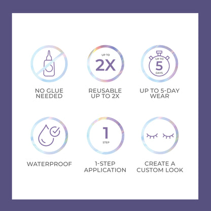 Demi Bold | 24 Clusters imPRESS Falsies Long LastingWith Applicator 5mm-14mm No Glue Needed - Image 11