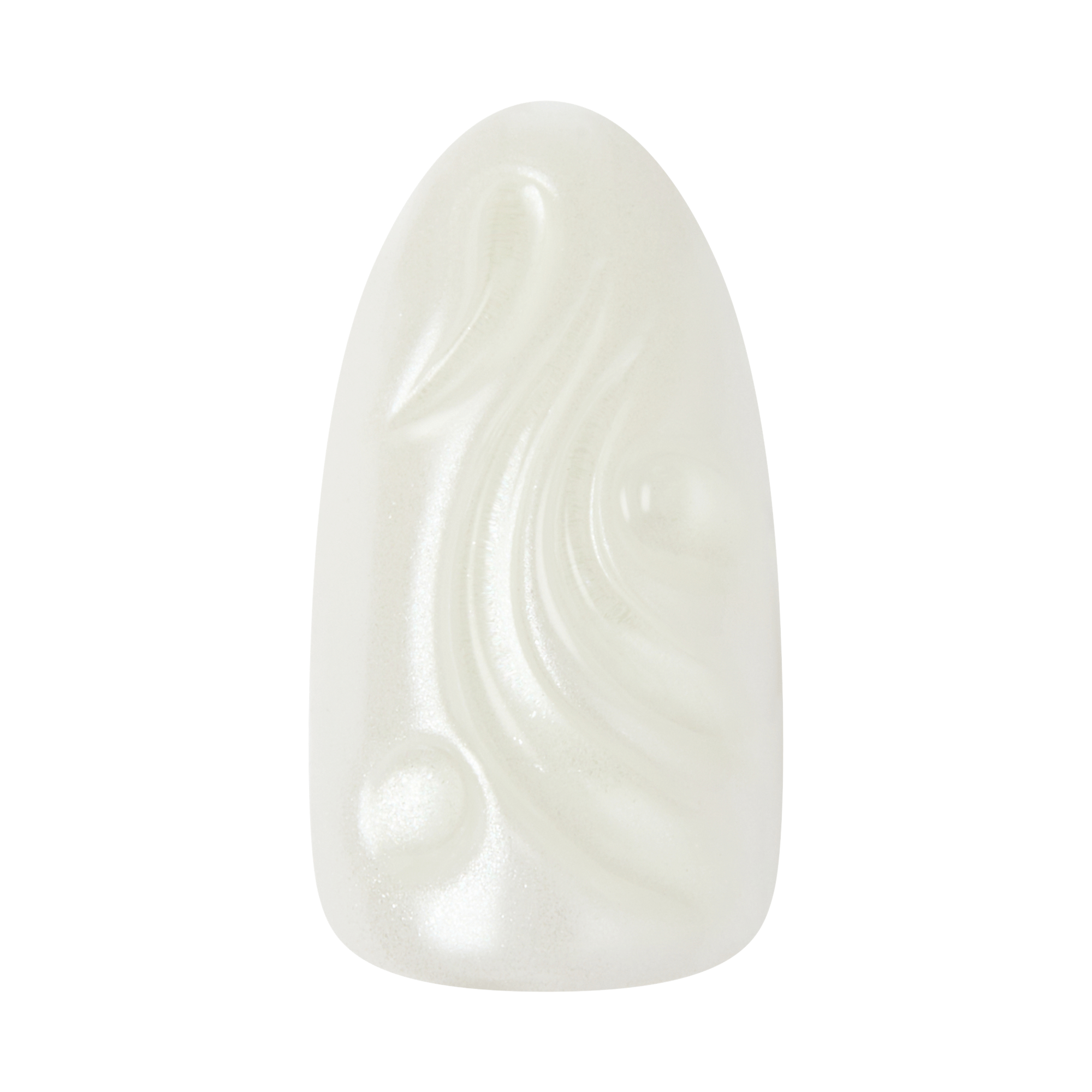 Impress Design No Glue Fake Press On Nails - Gloom | French Design, Red, Medium, Almond, Manicure