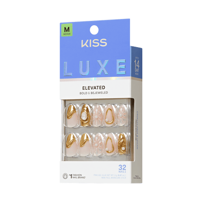 KISS LUXE Press On Glue Nails - Blossom Tide