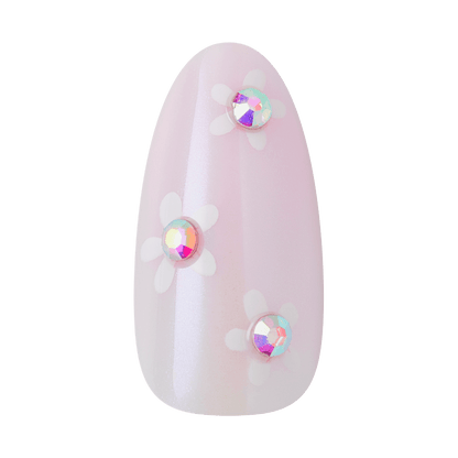 KISS GLAM 3D &amp; Jewel Press On Glue Nails  - Breeze of Bliss