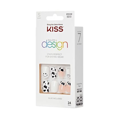 KISS Salon Design Press On Glue Nails - Envolver