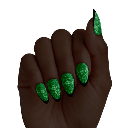 KISS Voguish Fantasy Halloween Press On Glue Nails - I Wanna Rock