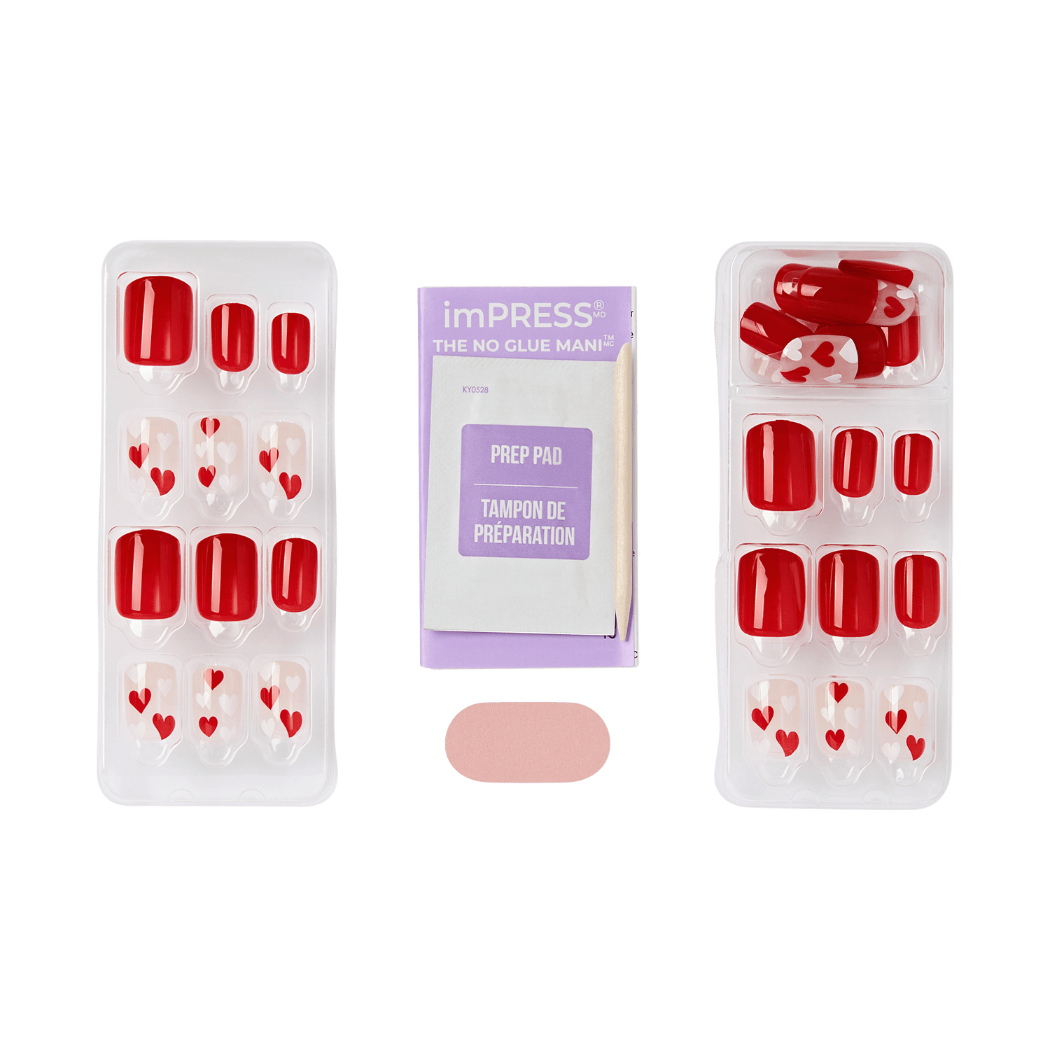 imPRESS Design Press On Nails - Kiss To Remember