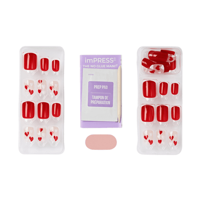 imPRESS Design Press On Nails - Kiss To Remember