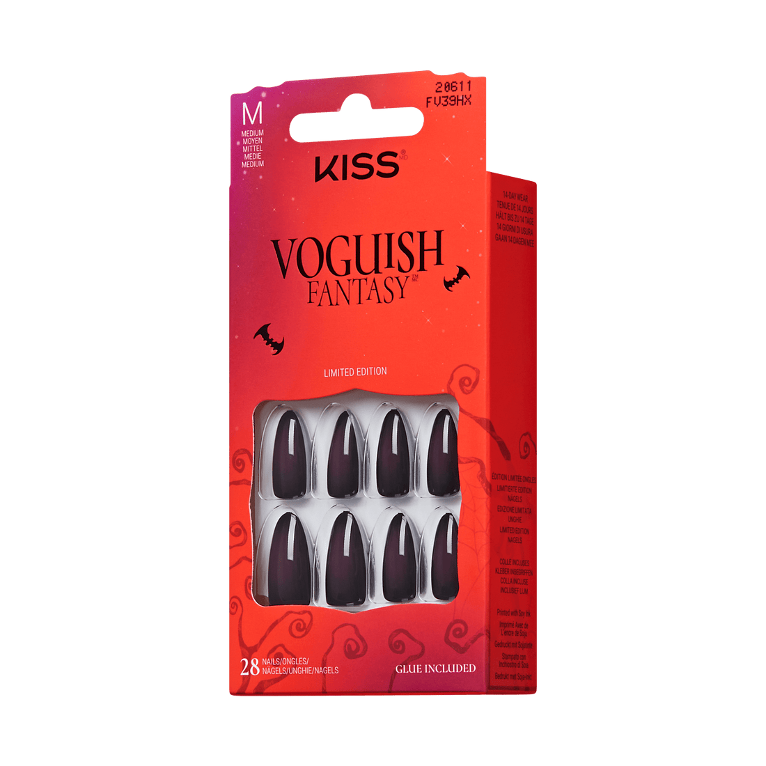 KISS Voguish Fantasy Halloween Press On Glue Nails - Jumpin&