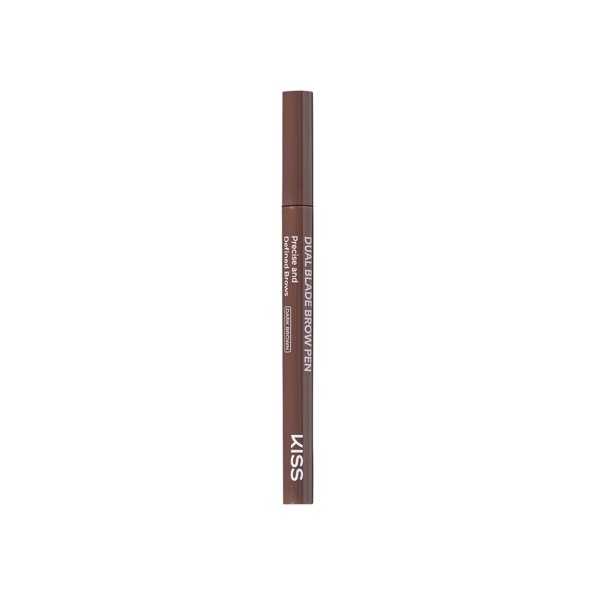Kiss Dual Blade Brow Pen - Dark Brown | Smudge Free