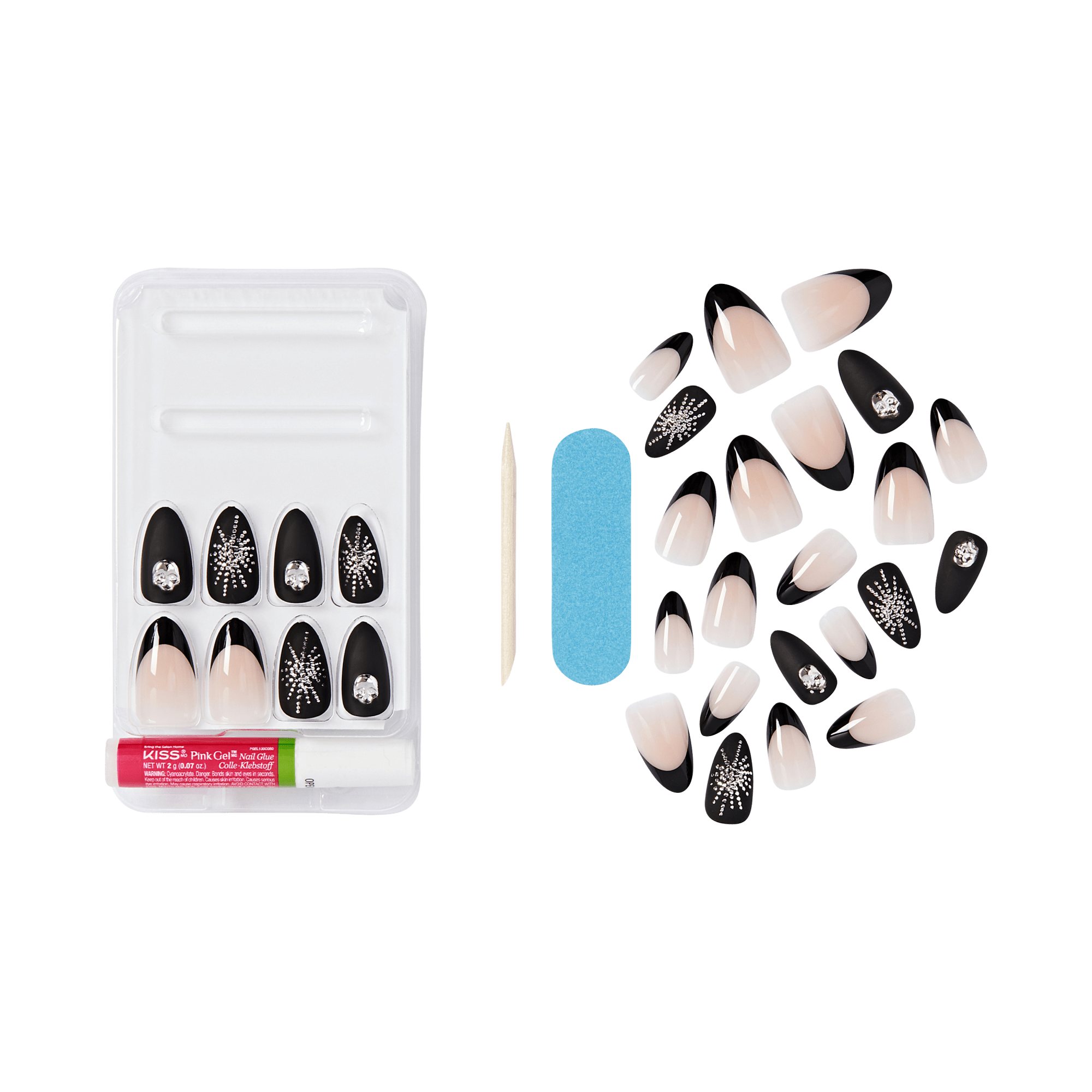KISS Voguish Fantasy Halloween Press On Glue Nails - Wild Kids