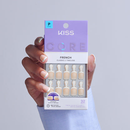 KISS CORE French Press On Glue Nails – Perfection