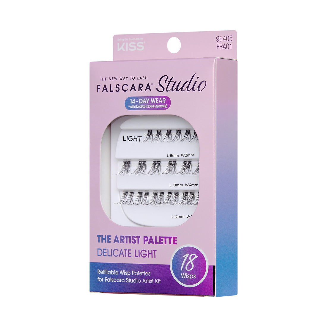 FALSCARA Studio Lash Palette - Delicate Light - 18 Wisps