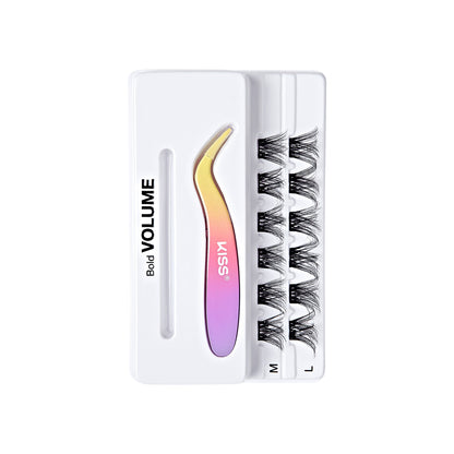 Bold Volume | 12 Clusters imPRESS Falsies With Mini Applicator 12mm-14mm No Glue Needed - Image 6