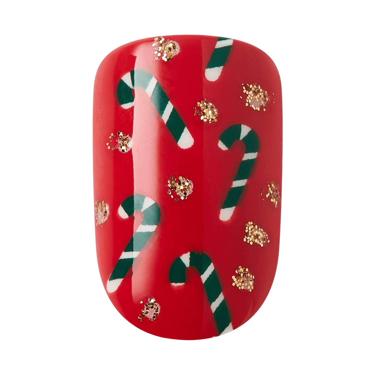 KISS Voguish Fantasy Holiday Press On Glue Nails - Snow Pops