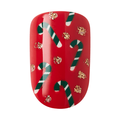 KISS Voguish Fantasy Holiday Press On Glue Nails - Snow Pops