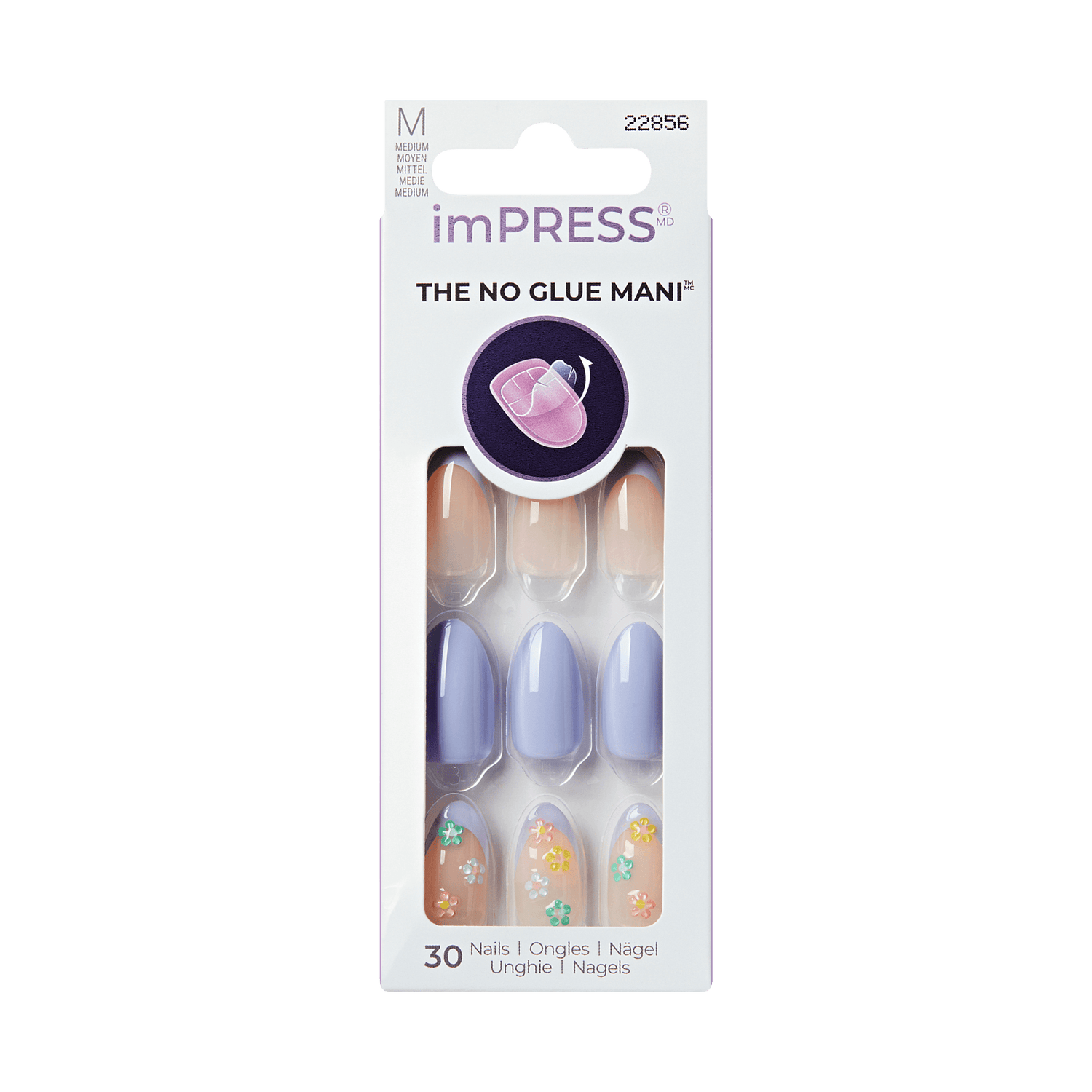 imPRESS Design Press On Nails - Pastel Bloom