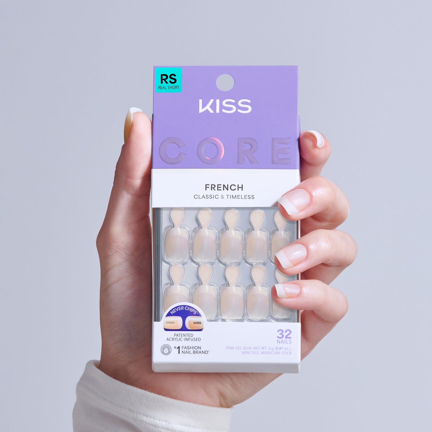 Kiss Core French Press On Nails - Your Moment Kiss Core French Press On Nails - Your Moment