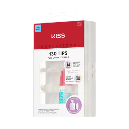KISS Professional Full Cover Press On Toenails - Tippy Toes