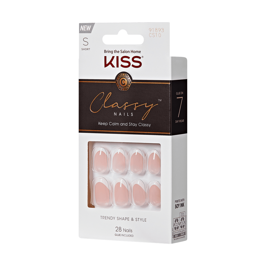 KISS Classy Press On Glue Nails - Exclusive Only