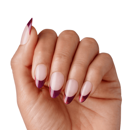 KISS Voguish Fantasy Press On Glue Nails - Passionable