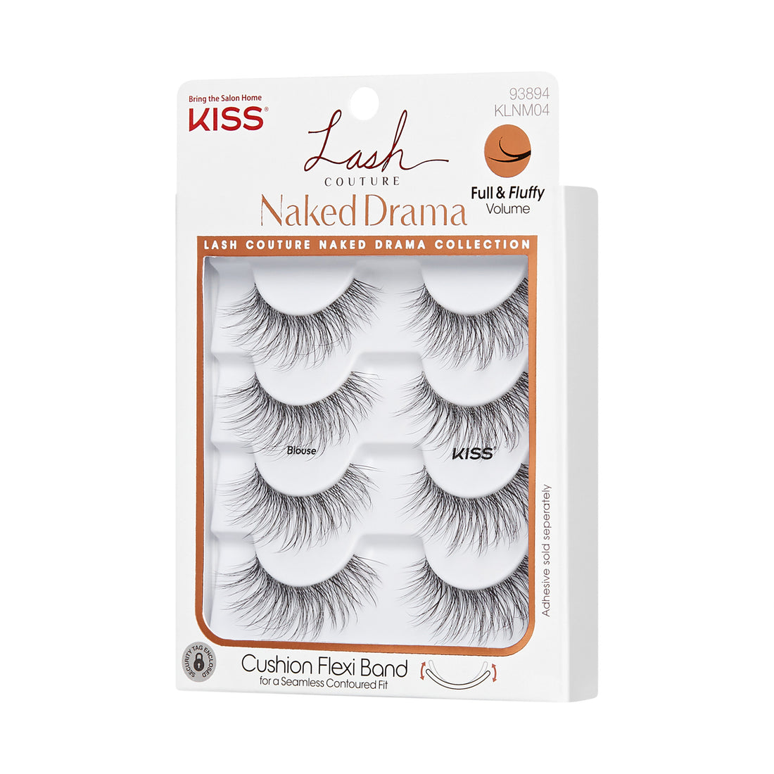 Kiss Lash Couture Naked Drama False Eyelashes Multipack - Blouse