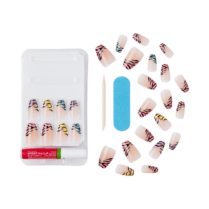 KISS Voguish Fantasy Press On Glue Nails - Holiday