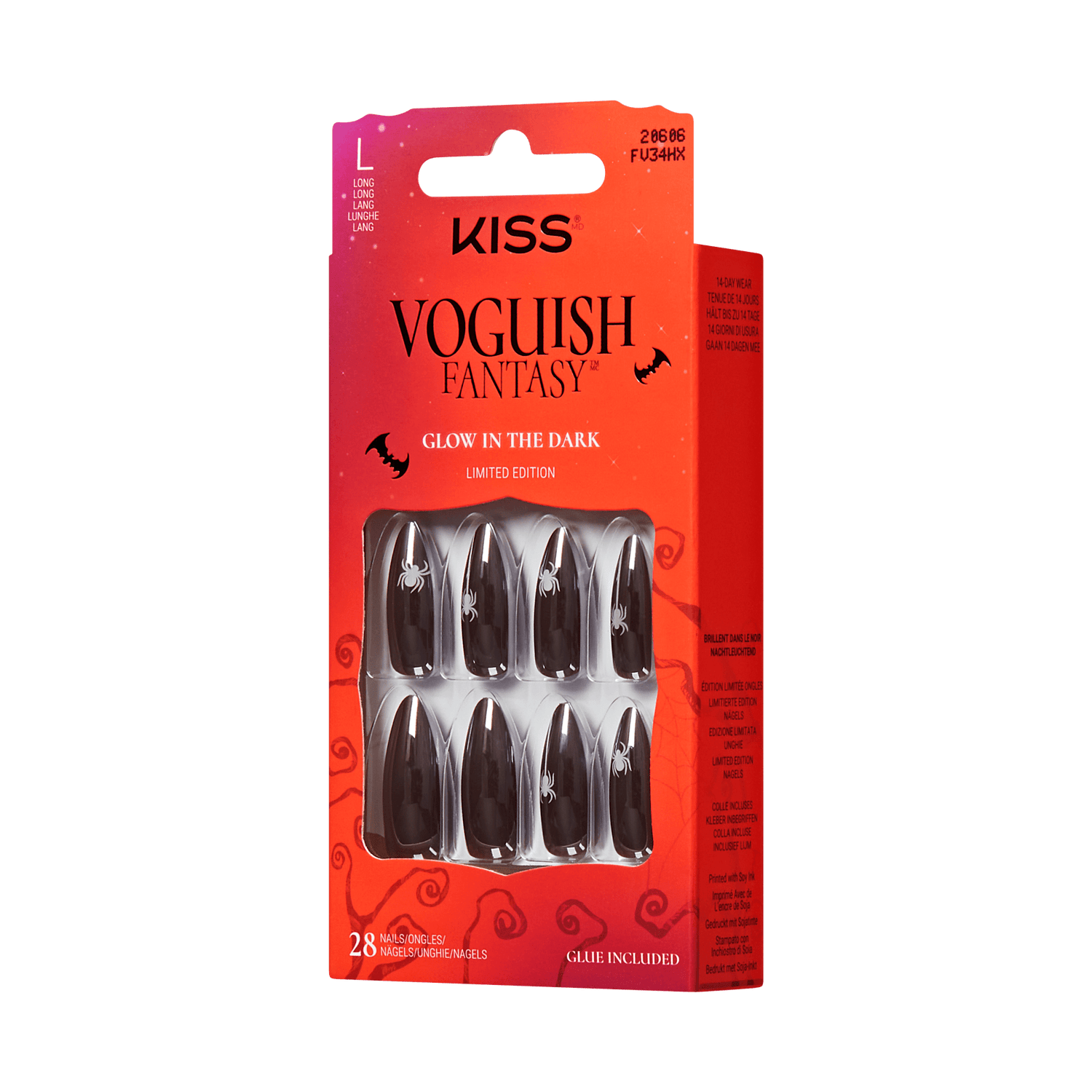 KISS Voguish Fantasy Halloween Press On Glue Nails - Cosmic Area