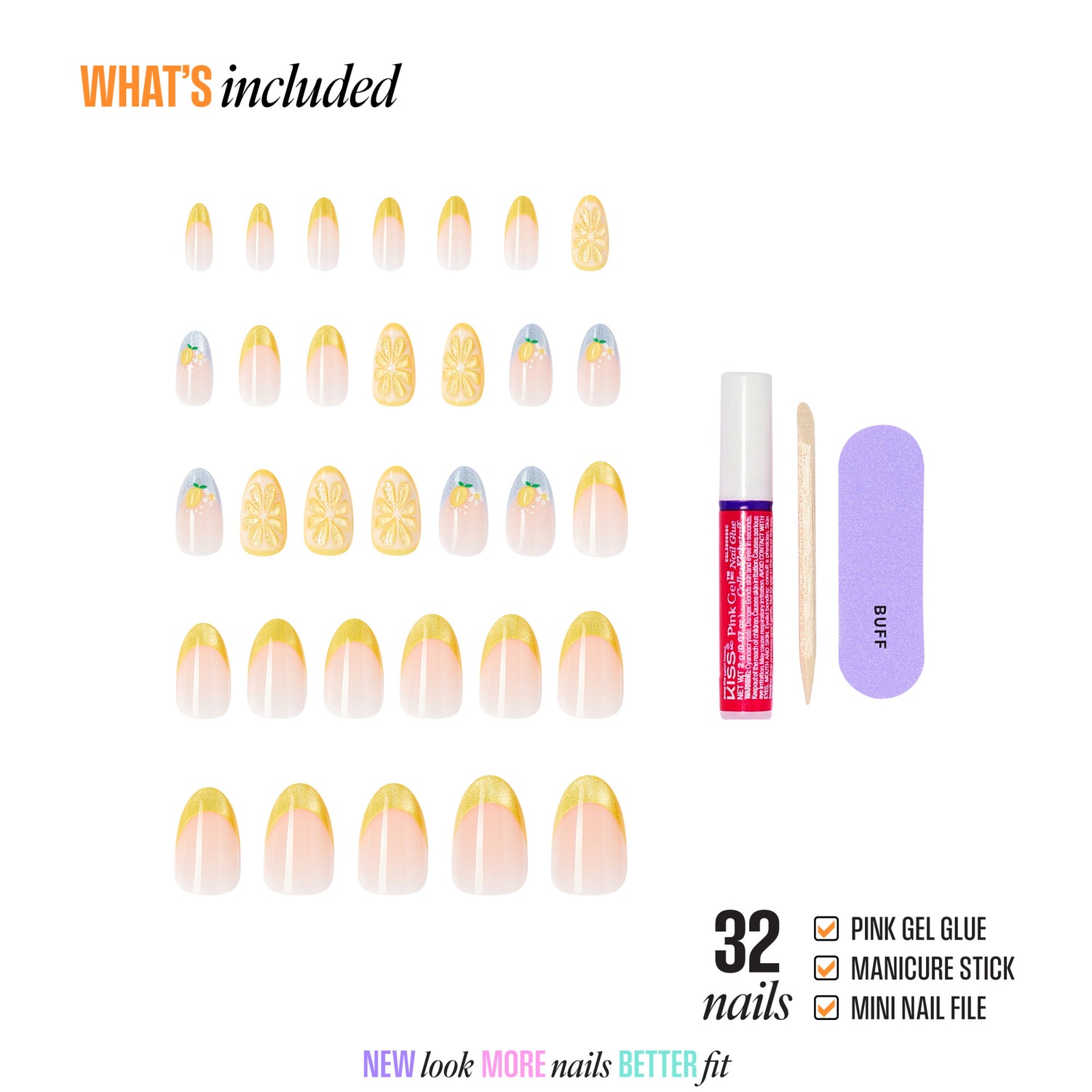 KISS NAIL DRIP Press On Glue Nails - Euphoric Leap