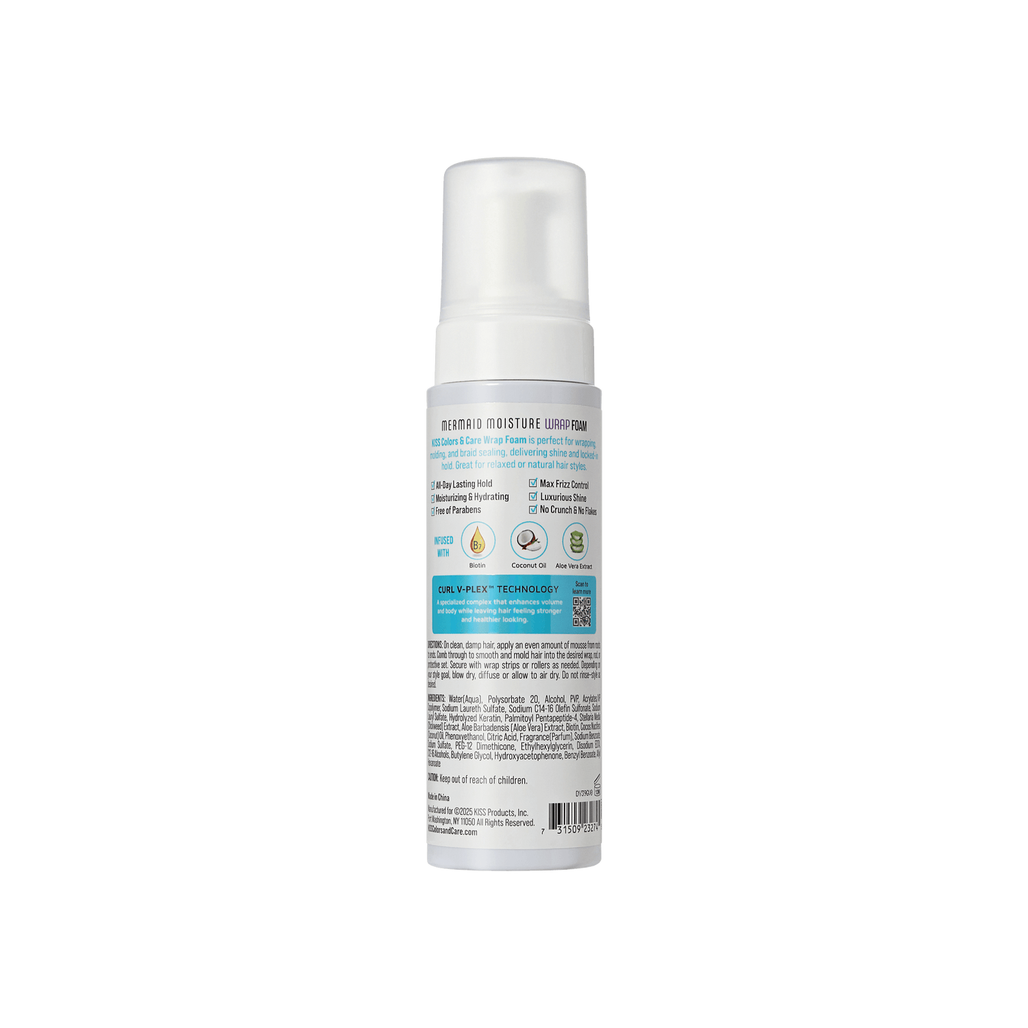Skincare bottle with label on a green background
