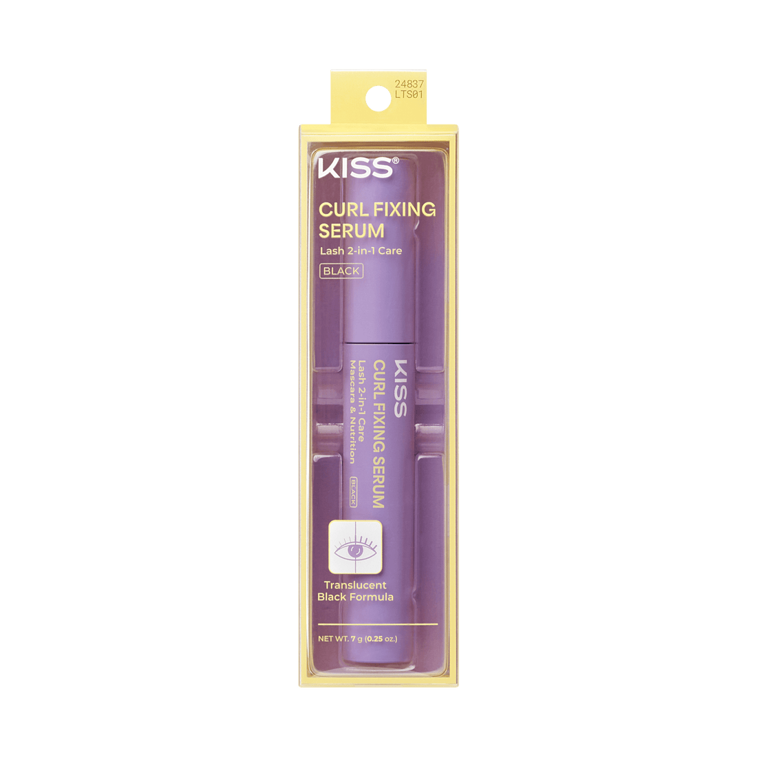 Kiss Curl Fixing Serum - Translucent Black | 2-in-1 Lash Care