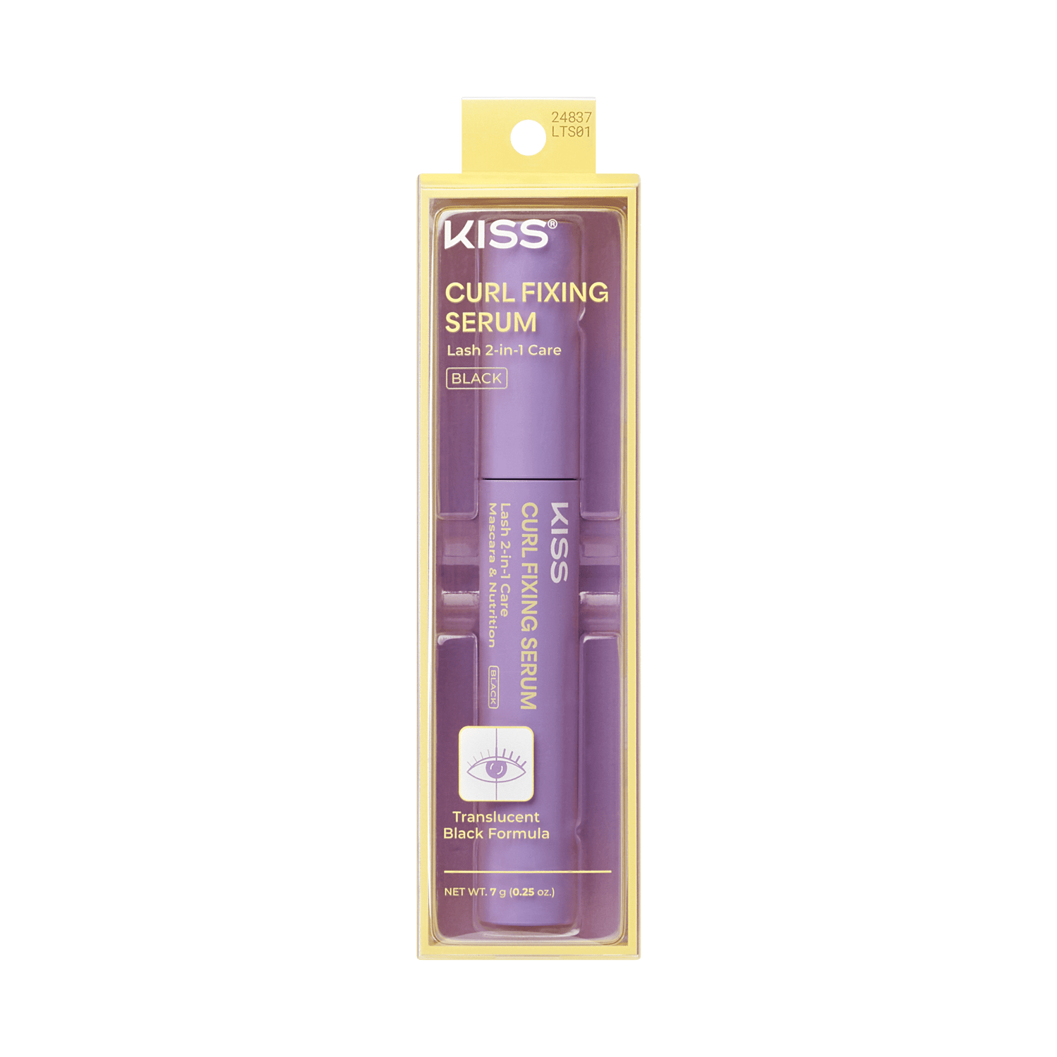 Kiss Curl Fixing Serum - Translucent Black | 2-in-1 Lash Care
