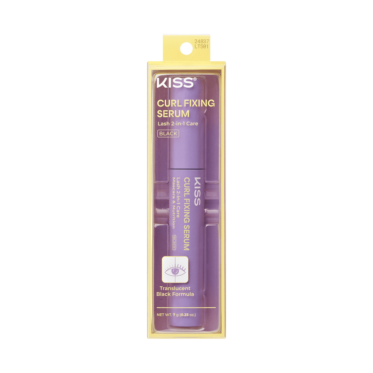 Kiss Curl Fixing Serum - Translucent Black | 2-in-1 Lash Care