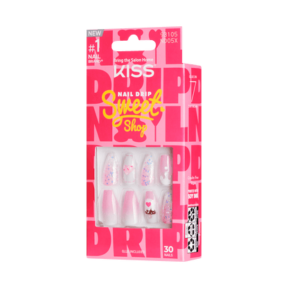 KISS Nail Drip ‘Sweet Shop’ Press On Glue Nails – Top Drip