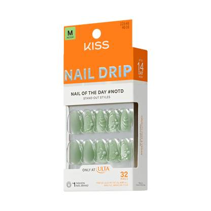 KISS NAIL DRIP Press On Glue Nails - Dancing Heart
