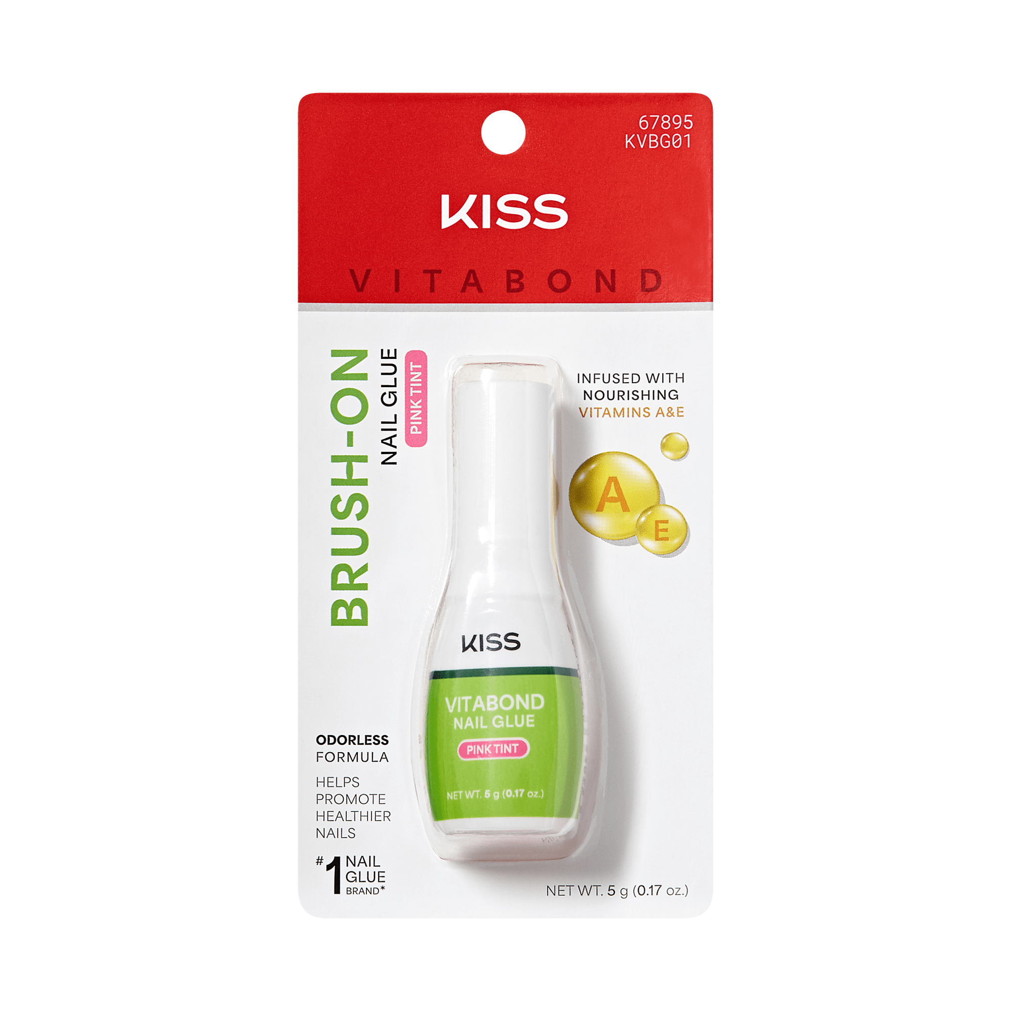 KISS VitaBond Brush-On Nail Glue - 5g (0.17 oz.)