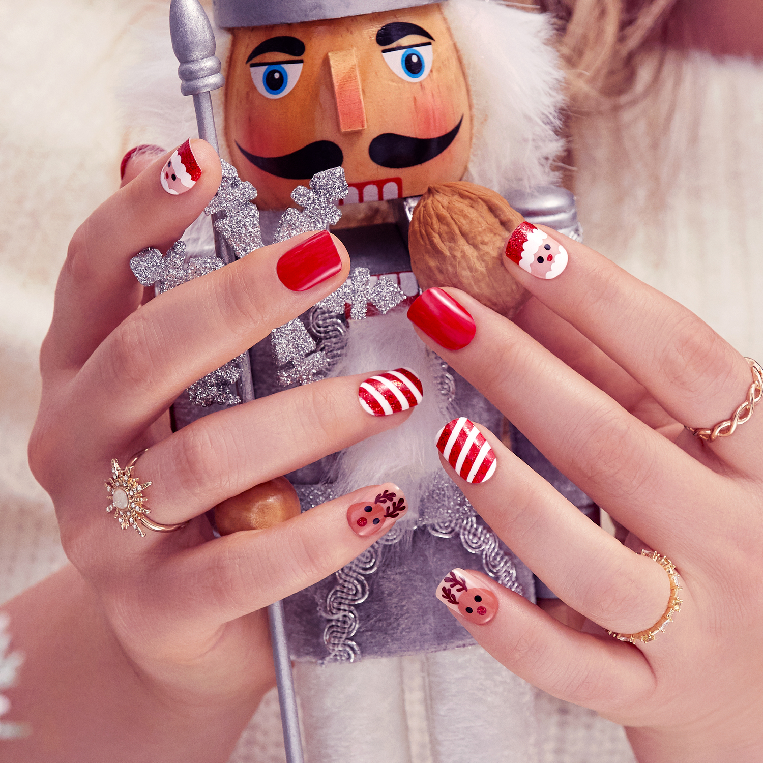 imPRESS Holiday Design Press On Nails - Frost Kiss