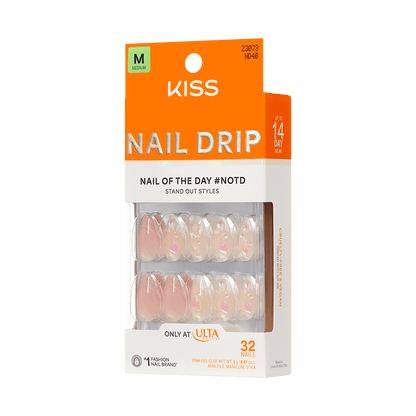 KISS NAIL DRIP Press On Glue Nails - Vivid