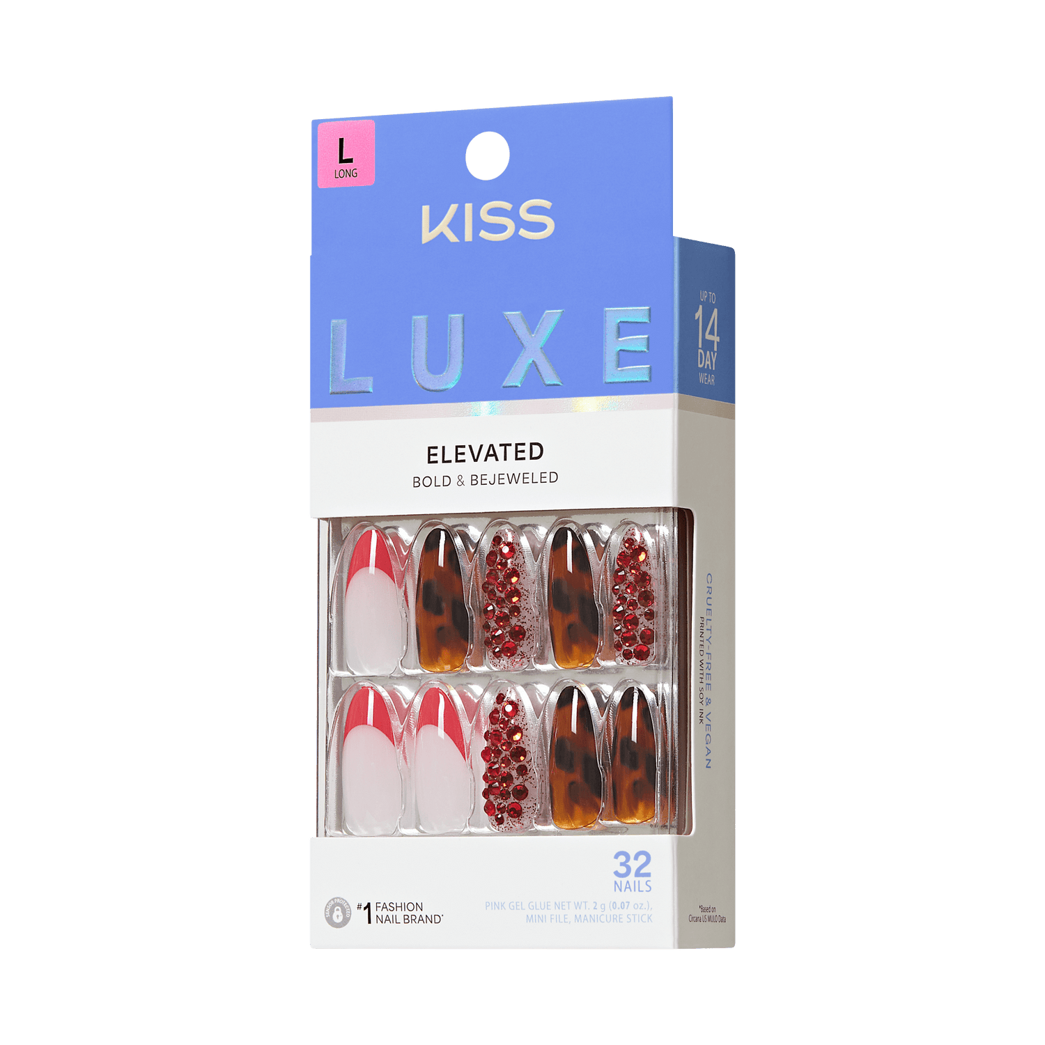 KISS LUXE Press On Glue Nails - Tidal Quest