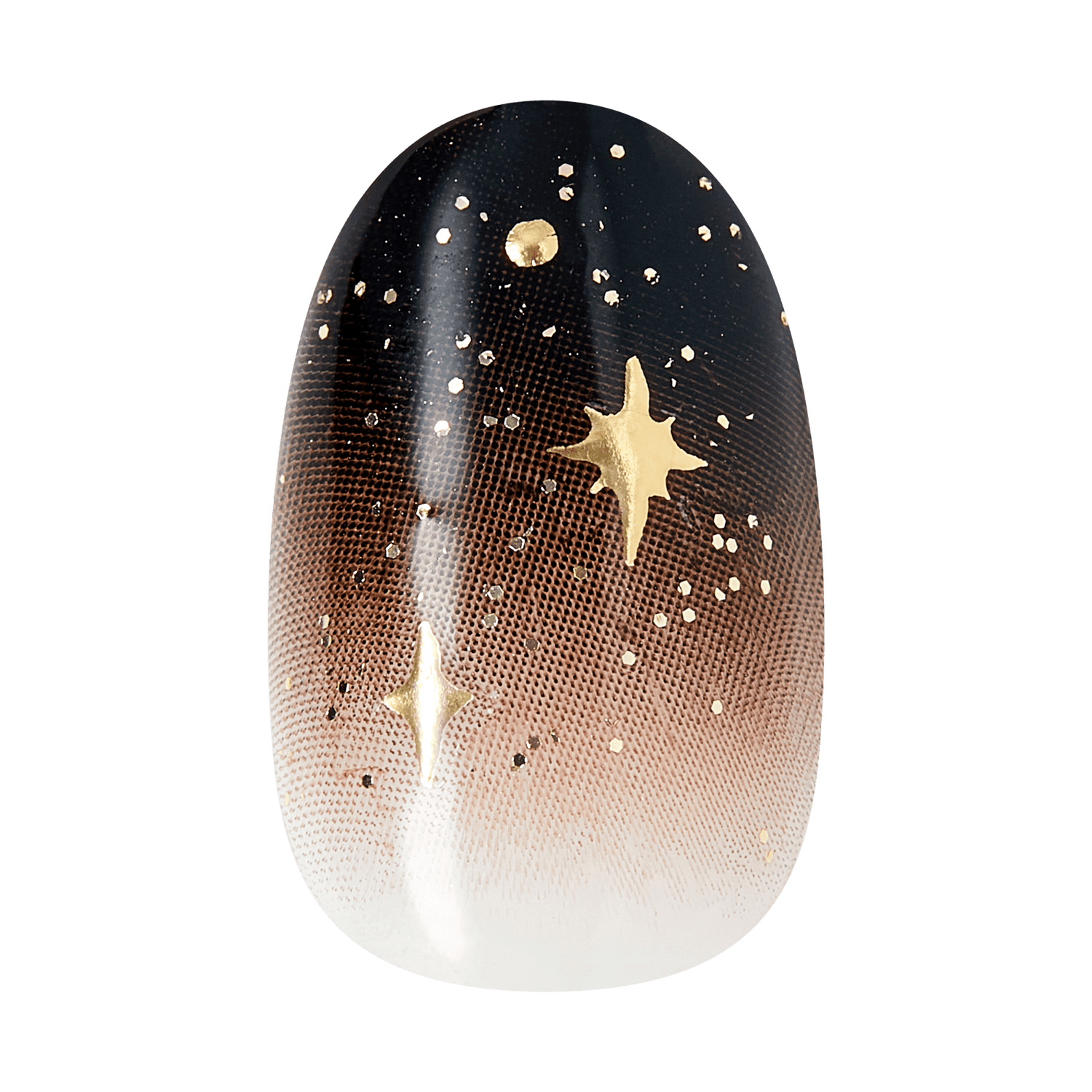Impress Design No Glue Fake Press On Nails - Corporate Girl | Design, Black, Short, Oval, Manicure