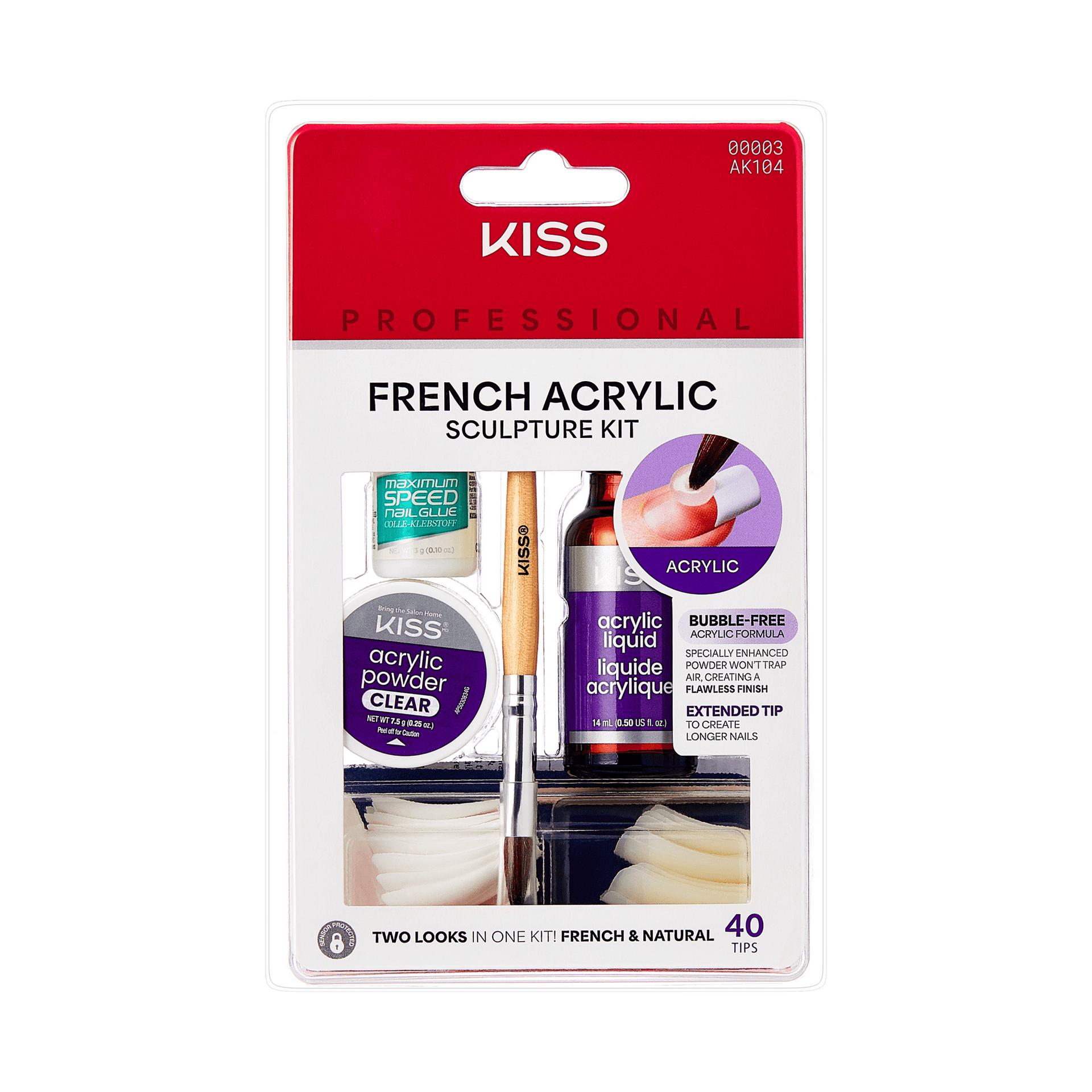 KISS French Acrylic Sculpture Kit – French & Natural – KISS USA
